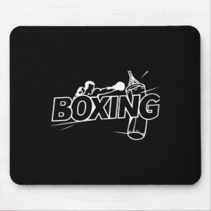 Alfombrilla De Ratón Boxeadores Boxeo Kickboxing Amante del Boxeo Caja