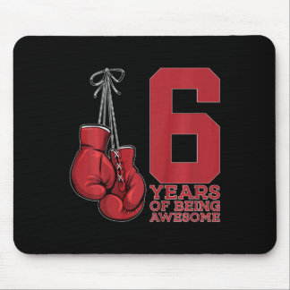 Alfombrilla De Ratón Boxeo 6 Años De Ser Un Boxeador Impresionante Cump
