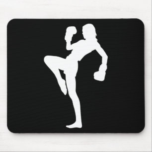 Alfombrilla De Ratón Boxeo Kickboxer masculino Boxeo femenino Kickboxin