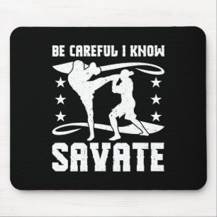 Alfombrilla De Ratón Boxeo Savate Artes Marciales Mixtos Kickboxing Fra