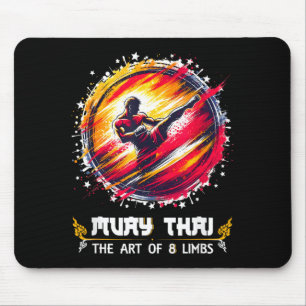 Alfombrilla De Ratón boxeo tailandés MMA Kickboxing arte de ocho extrem