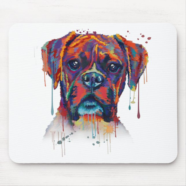 Alfombrilla De Ratón Boxer Face Mousepad | Mousepad esencial (Frente)