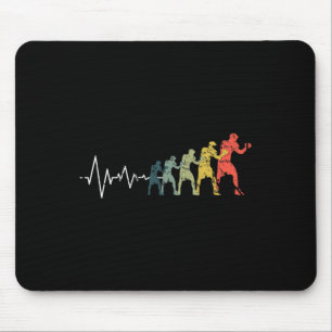 Alfombrilla De Ratón Boxing Heartbeat Boxer lucha contra el amor