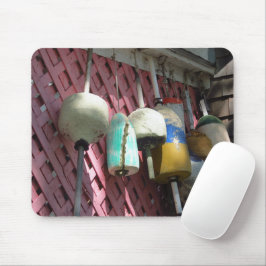 Alfombrilla De Ratón Boyas de bogavante en el Entramado Rosado - Viñedo