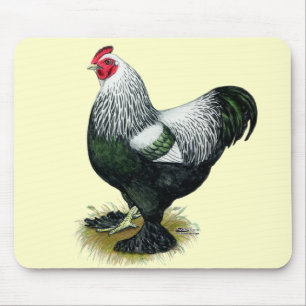 Alfombrilla De Ratón Brahma: Rooster oscuro
