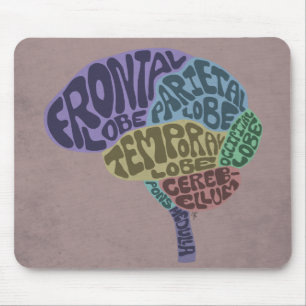 Alfombrilla De Ratón Brain Mousepad