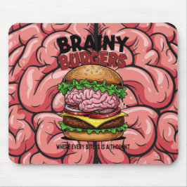 Alfombrilla De Ratón Brainy Burgers Mousepad