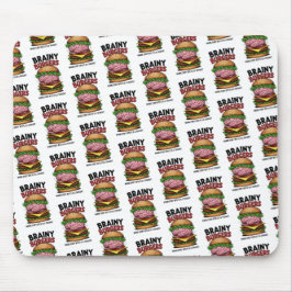 Alfombrilla De Ratón Brainy Burgers Mousepad