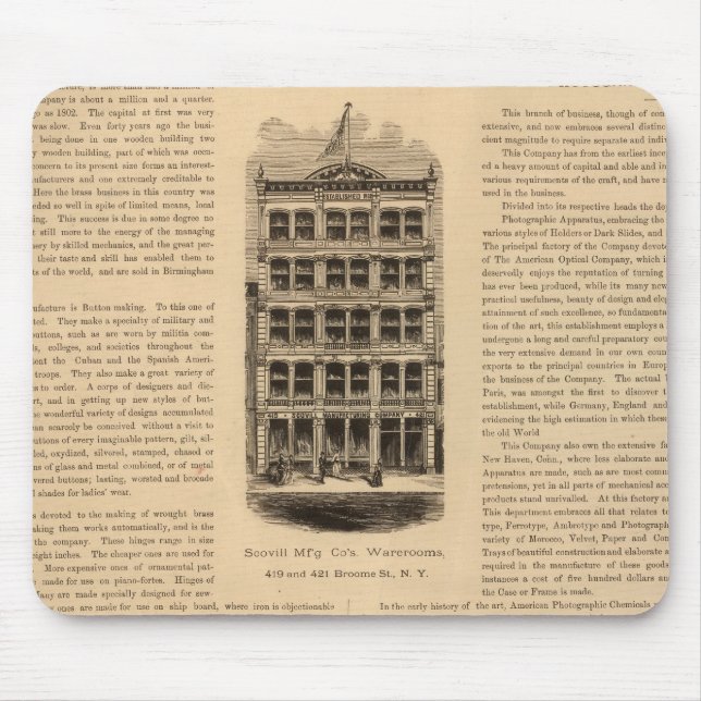 Alfombrilla De Ratón Brass Works of the Scovill Manufacturing Company (Frente)