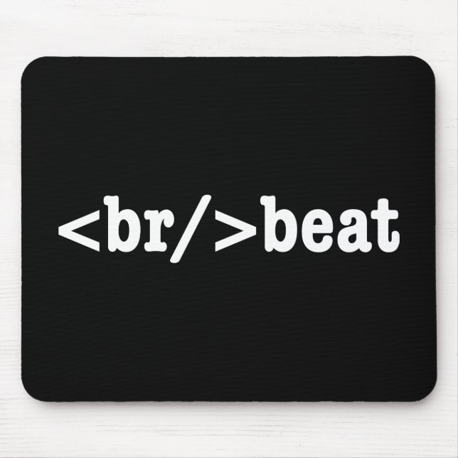 Alfombrilla De Ratón breakbeat HTML Code (Frente)