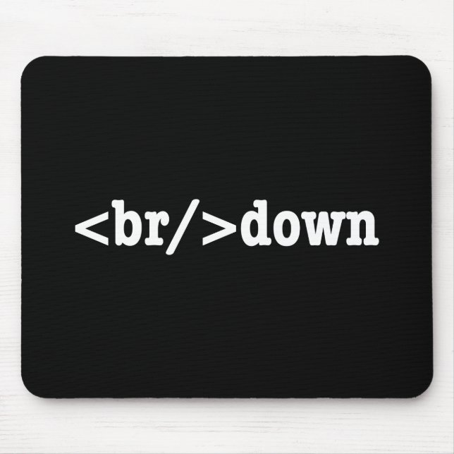 Alfombrilla De Ratón breakdown HTML Code (Frente)