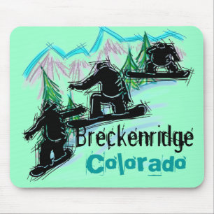 Alfombrilla De Ratón Breckenridge Colorado mousepad