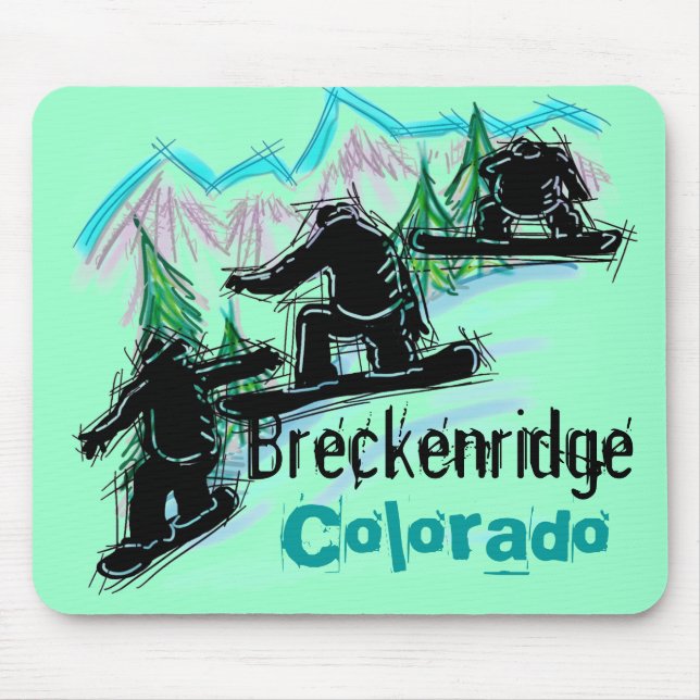 Alfombrilla De Ratón Breckenridge Colorado mousepad (Frente)