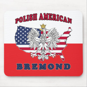 Alfombrilla De Ratón Bremond Texas Polaco Americano
