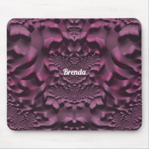 Alfombrilla De Ratón BRENDA ~ 3D Rosa y Púrpura