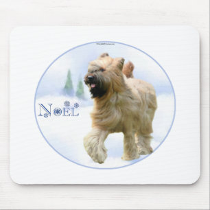 Alfombrilla De Ratón Briard Noel