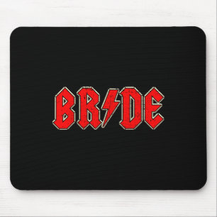 Alfombrilla De Ratón Bride Crew Rock Roll Gothic Halloween Party Gift F