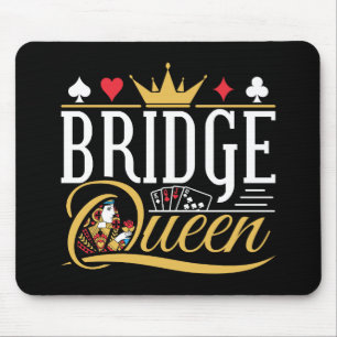 Alfombrilla De Ratón Bridge Queen Card Game Women