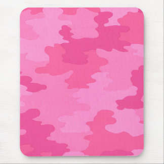 Alfombrilla De Ratón Bright Pato de ratón de camuflaje rosa