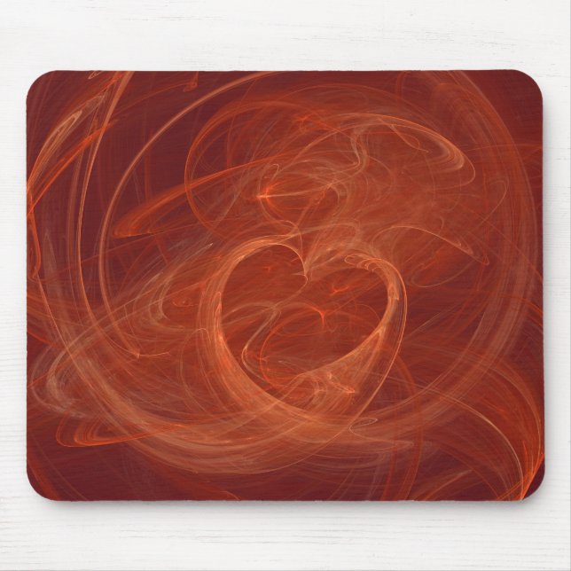 Alfombrilla De Ratón Brillante ardiente (Frente)