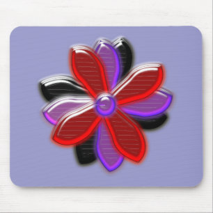 Alfombrilla De Ratón Brillante Daisy Flower Mousepad