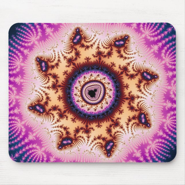 Alfombrilla De Ratón Brillante - Fractal Mousepad (Frente)