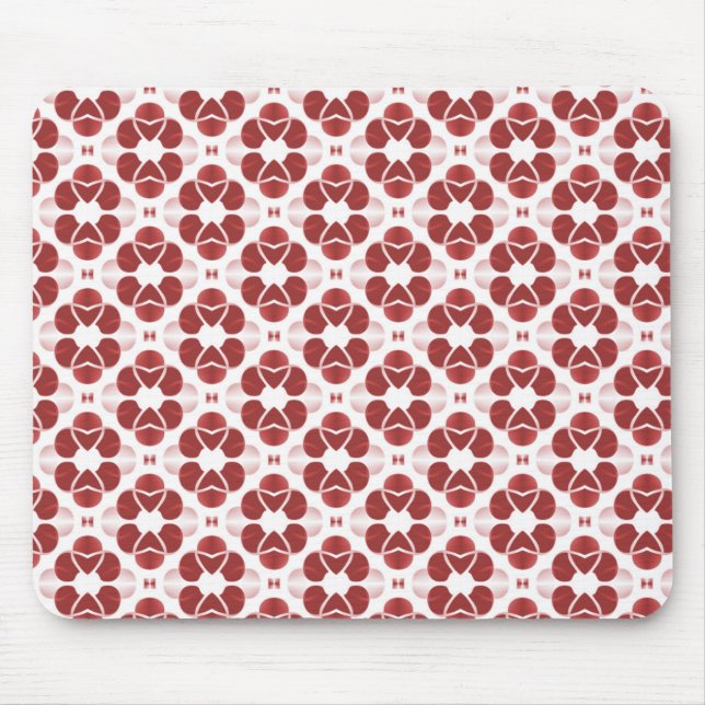 Alfombrilla De Ratón Brillante Glam Mousepad, Rojo (Frente)
