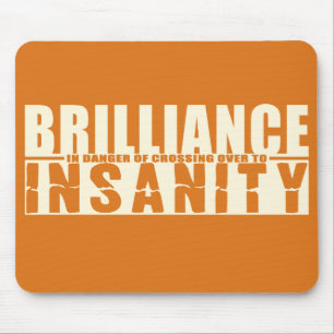 Alfombrilla De Ratón BRILLIANCE VS INSANITY personalizado mousepad