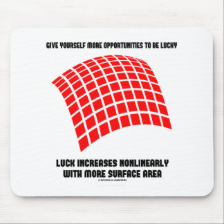 Alfombrilla De Ratón Brinde Oportunidades De Luck Surface Area Math