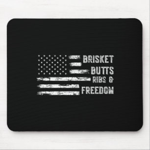 Alfombrilla De Ratón Brisket Butts Ribs And Freedom Bbq