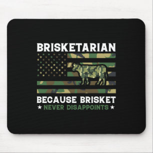 Alfombrilla De Ratón Brisketarian porque Brisket nunca decepcionó a Shi