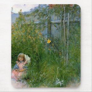 Alfombrilla De Ratón Brita en la cama de flor c1897