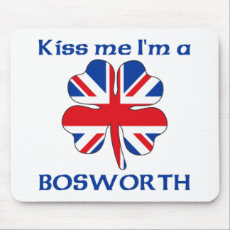 Alfombrilla De Ratón Británicos personalizados me besan que soy