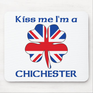Alfombrilla De Ratón Británicos personalizados me besan que soy