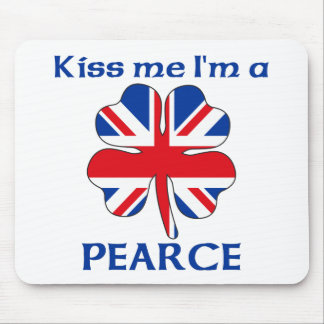 Alfombrilla De Ratón Británicos personalizados me besan que soy Pearce
