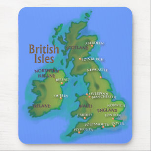 Alfombrilla De Ratón British Isles