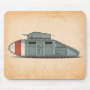 Alfombrilla De Ratón British Mark 1 Tank