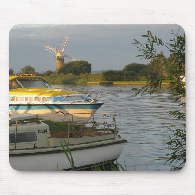 Alfombrilla De Ratón Broads de Norfolk - Mousemat (Frente)