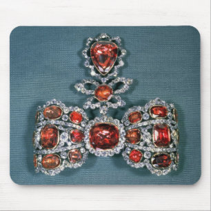 Alfombrilla De Ratón Broche del arco fijada con brillante