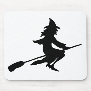 Alfombrilla De Ratón Broom Witch