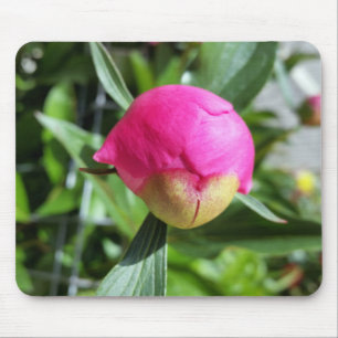 Alfombrilla De Ratón brote rosa profundo