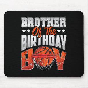Alfombrilla De Ratón Brother Bysketbyll Birthday Boy Family Byller B-da