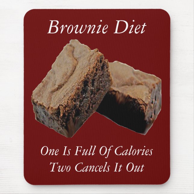 Alfombrilla De Ratón Brownie Diet (Frente)