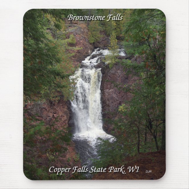 Alfombrilla De Ratón Brownstone Falls mousepad (Frente)