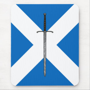Alfombrilla De Ratón Bruce Sword en Saltire