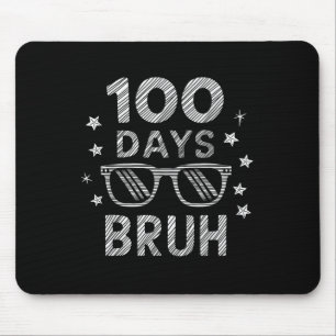 Alfombrilla De Ratón Bruh 100 Días De Sombrillas Escolares 100º Día De 