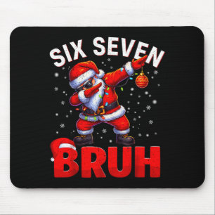 Alfombrilla De Ratón Bruh 67 Santa haciendo Dabbing Meme Divertido Seis