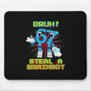 Alfombrilla De Ratón Bruh 67 Seis Siete 6-7 Divertido Meme de Brainrot