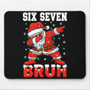 Alfombrilla De Ratón Bruh 67 Seis Siete Santa Dabbing Navidad Hombres C