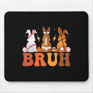 Alfombrilla De Ratón Bruh Bysketbyll Bysebyll Footbyll Deportes Pascua 
